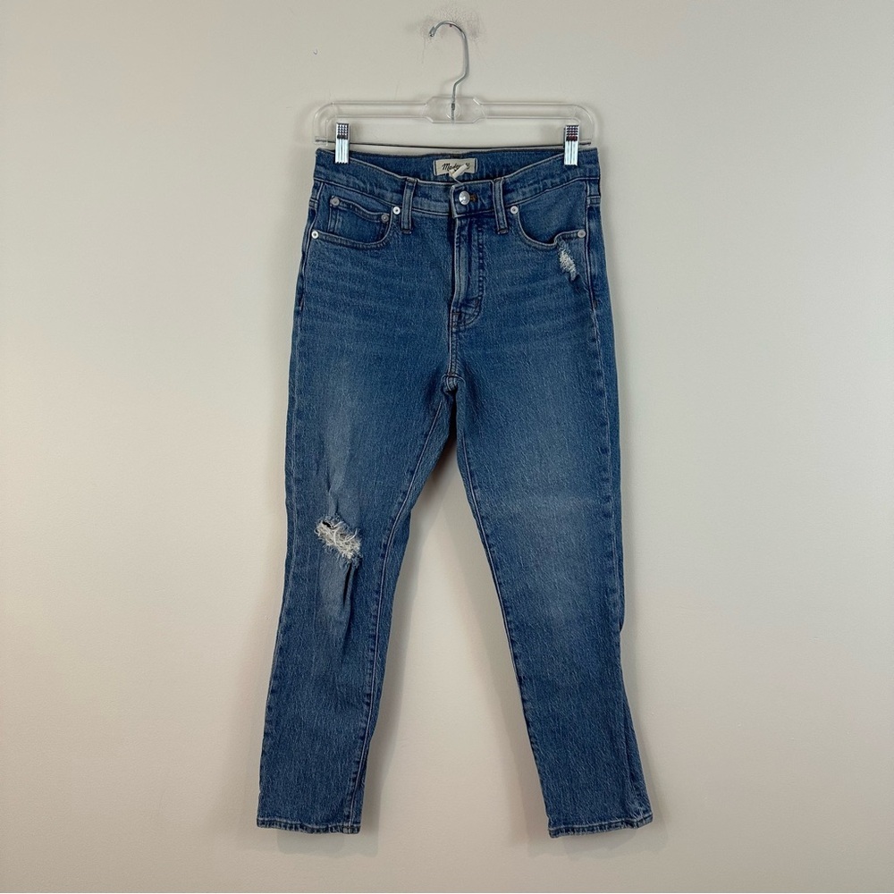Madewell Distressed Mid Rise Perfect Vintage Jean Medium Wash Size 26 Women's